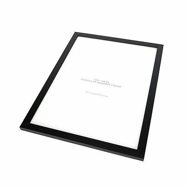 OTTO home Bilderrahmen "Fotorahmen Galerierahmen schwarz, massive Kiefer, F günstig online kaufen