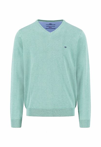 FYNCH-HATTON Strickpullover mit Logo Stickerei günstig online kaufen