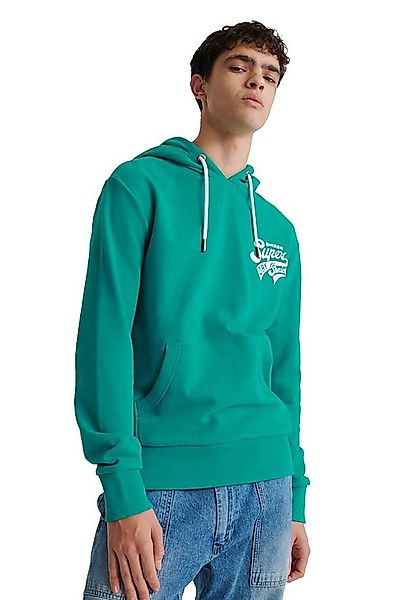 Superdry Sweater Superdry Sweater Herren SCRIPT CLASSIC HOOD Lapis günstig online kaufen