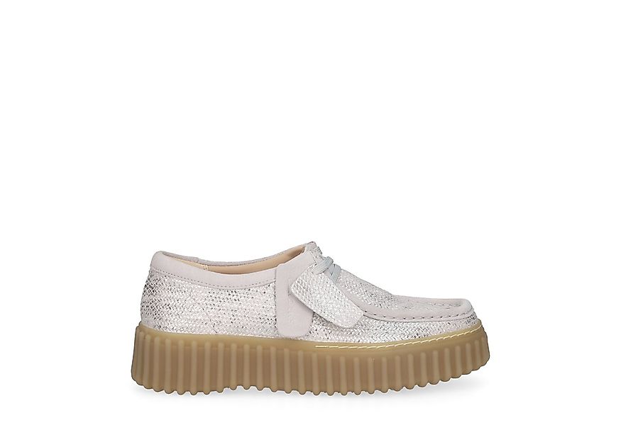 Clarks Clarks Torhill Bee 26181192 4, Schnürschuhe, Silber, Damen Schnürsch günstig online kaufen