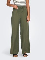 JDY Schlupfhose "JDYSAY LINEN HW WIDE PANT WVN NOOS" Sommerhose mit Leinen günstig online kaufen