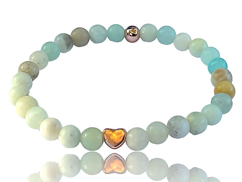 Steinfixx® Perlenarmband Edelstein Perlenarmband aus buntem günstig online kaufen
