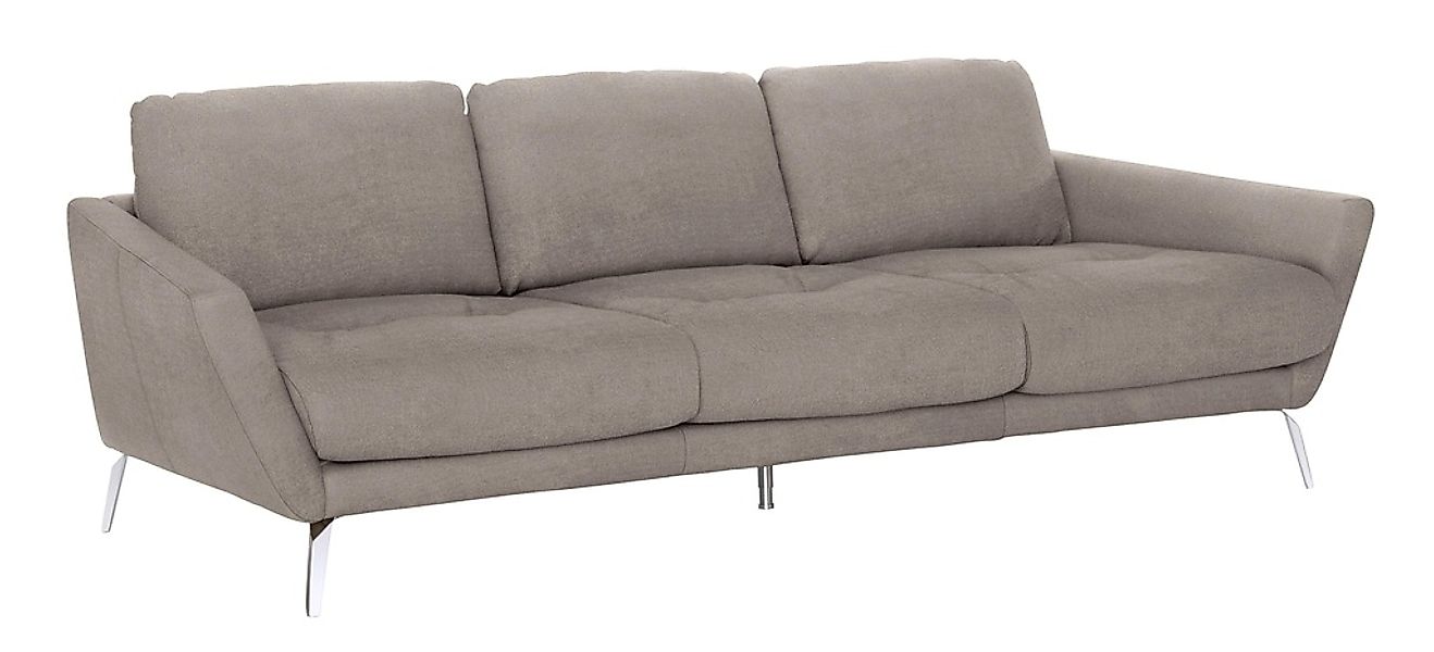 W.SCHILLIG Big-Sofa "softy", mit dekorativer Heftung im Sitz, Füße Chrom gl günstig online kaufen