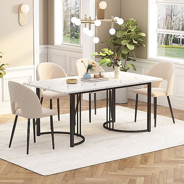 BlingBin Esstisch moderner Küchentisch für Esszimmer günstig online kaufen