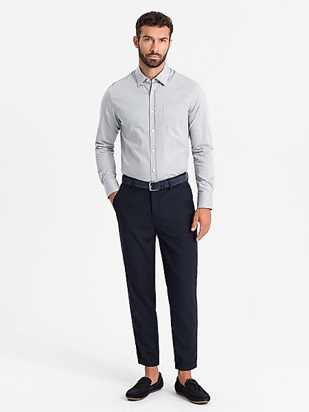 OMBRE Langarmhemd Herrenhemd SLIM FIT aus günstig online kaufen
