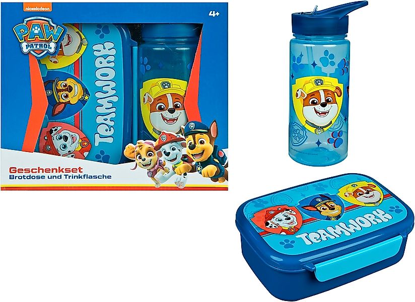 Scooli Lunchbox "Paw Patrol" Set, 2 tlg. mit Trinkflasche günstig online kaufen