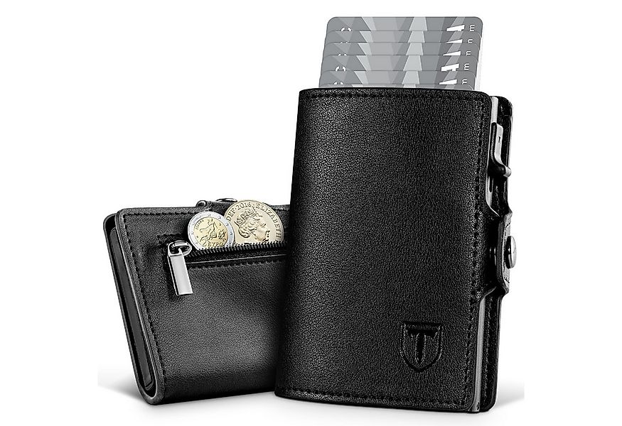 TEEHON Geldbörse Intelligente Geldbörse mit RFID-Schutz und Pop-up-Design ( günstig online kaufen