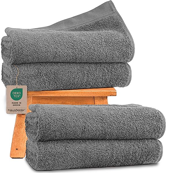 Hausfelder Duschtücher Badetücher Duschtuch 4er Set günstig online kaufen
