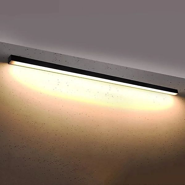famlights | LED Wandleuchte Per in Schwarz 50W 6500lm 3000K günstig online kaufen