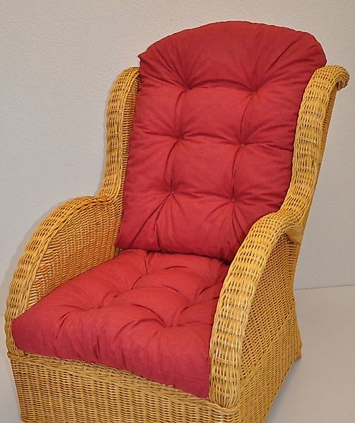 Rattani Sesselauflage Polster Kissen für Rattan Ohrensessel / Rattansessel, günstig online kaufen