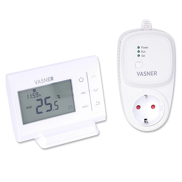 Vasner Funk-Raumthermostat Set VFT35 Weiß günstig online kaufen