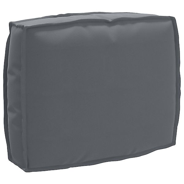 vidaXL Sitzauflage Paletten-Rückenkissen Anthrazit 50x40x12 cm günstig online kaufen