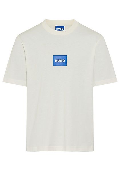 HUGO Blue T-Shirt Regular Fit, Kurzarm, Hugo-Print günstig online kaufen