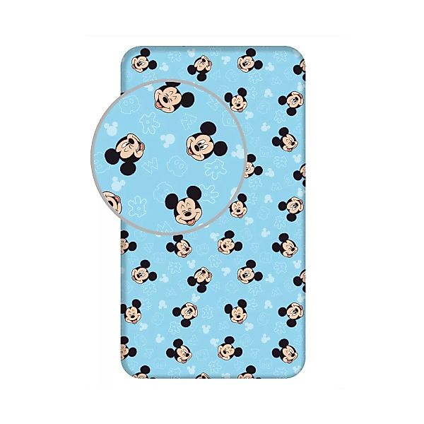 Disney Spannbettlaken Disney Mickey Spannbettlaken 90x200cm günstig online kaufen