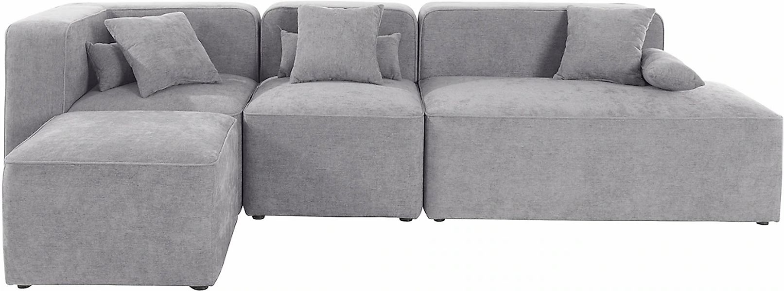 Home affaire Ecksofa "Sundstrup L-Form" Modulserie, individuelle Zusammenst günstig online kaufen