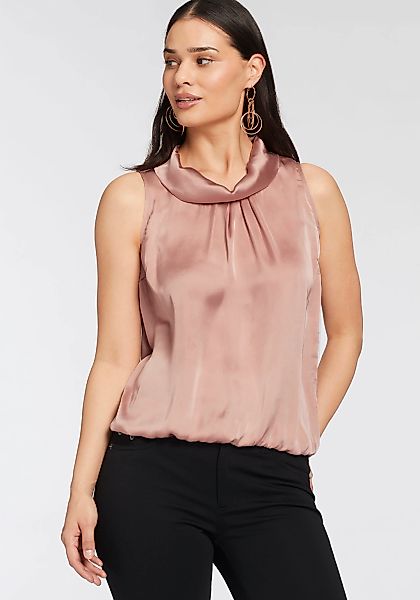 Laura Scott Blusentop aus Satin und günstig online kaufen