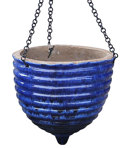 Dehner Blumenampel Hängeampel, konische Blumenampel, Keramik, günstig online kaufen