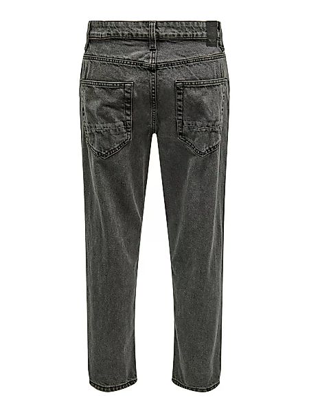 Only & Sons Herren Jeans ONSAVI BEAM PK 2852 - Regular Fit - Schwarz - Blac günstig online kaufen