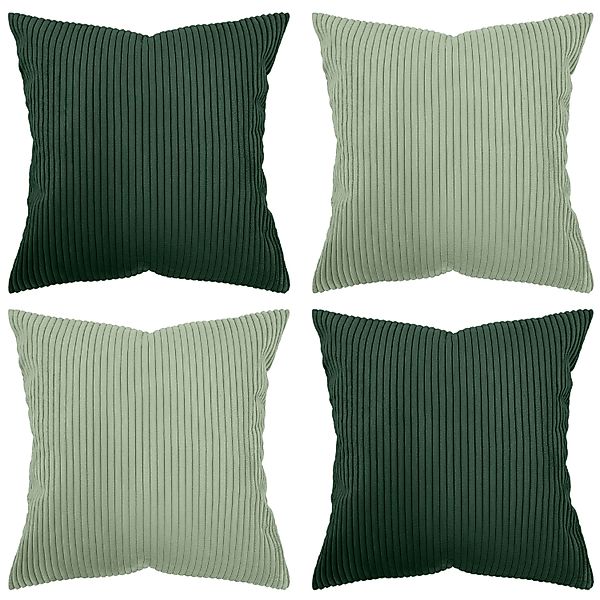 Amilian Kissenhüllen - 4er Set Kissenbezug günstig online kaufen