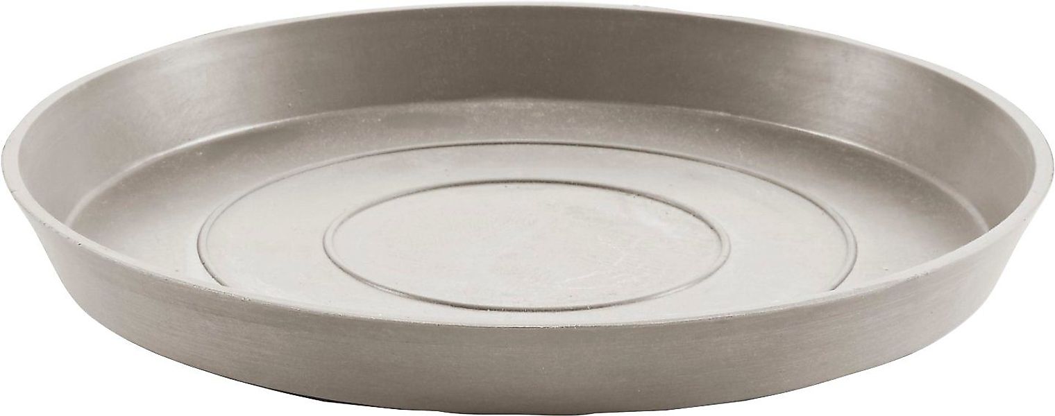 ECOPOTS Blumentopfuntersetzer ROUND SAUCER Taupe, BxTxH: günstig online kaufen