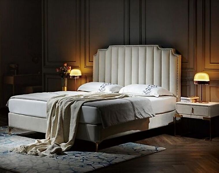 JVmoebel Bett Bett moderne Möbel traditionelle Handwerkskunst, Made in Euro günstig online kaufen