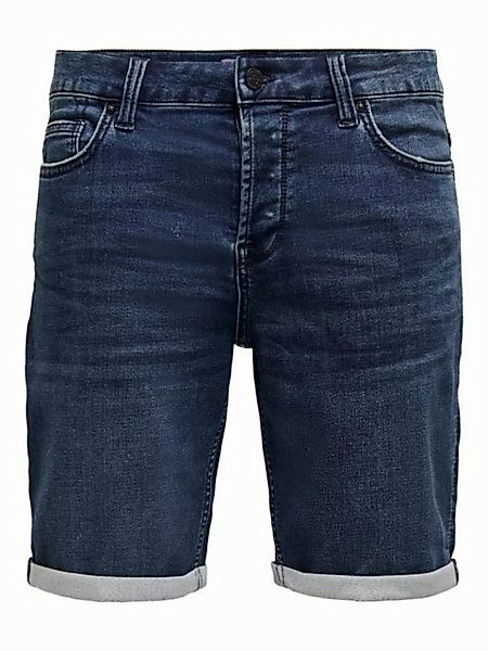 ONLY & SONS Jeansshorts ONSPLY REG D BLUE JOG PK 8582 mit Stretch günstig online kaufen