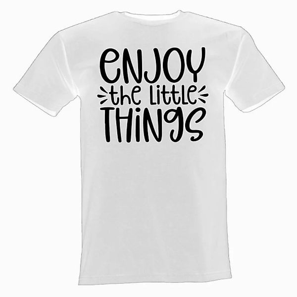 Lustige & Witzige T-Shirts T-Shirt T-Shirt Enjoy the little Things Fun-Shir günstig online kaufen
