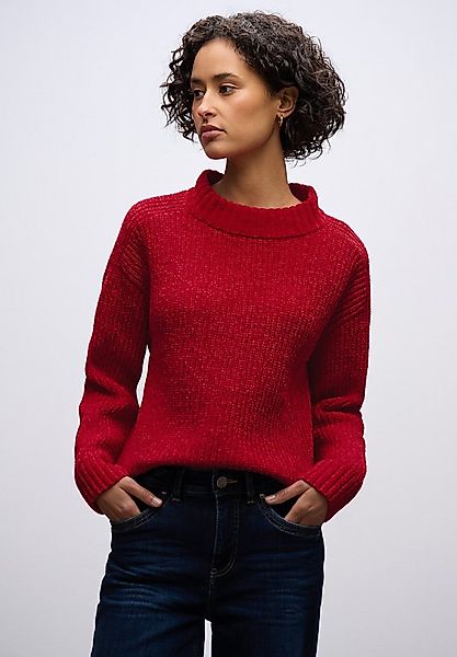 STREET ONE Strickpullover mit Rippbündchen günstig online kaufen