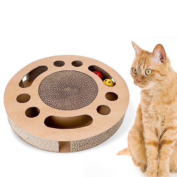 nobleza Kratzpappe Katzenspielzeug Interaktives mit 2 günstig online kaufen