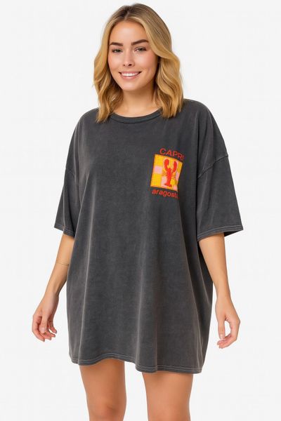Worldclassca Print-Shirt Worldclassca Oversized CAPRI Print günstig online kaufen