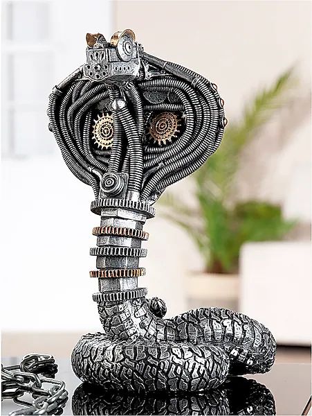 Casablanca by Gilde Tierfigur »Figur Kobra Steampunk Cobra« günstig online kaufen