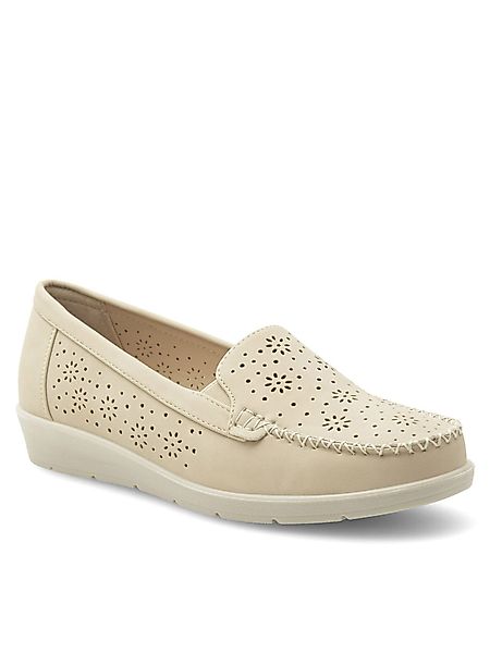 Clara Barson Mokassins WSS21166-03 Beige Mokassin günstig online kaufen
