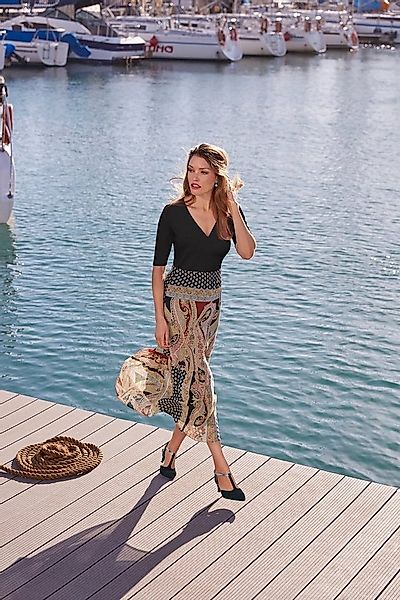 heine T-Shirt V-Shirt Kurzarm günstig online kaufen