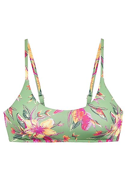 LASCANA Bustier-Bikini-Top Malia, mit tropischem Print günstig online kaufen