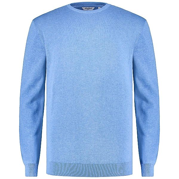 Pfundskerl Feinstrickpullover aus Baumwolle Farbe blau Größe: 4XL günstig online kaufen