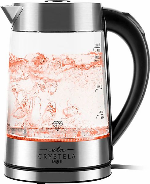 eta Wasserkocher "CRYSTELA DIGI II, ETA515490000" 1,7 l 2200 W günstig online kaufen