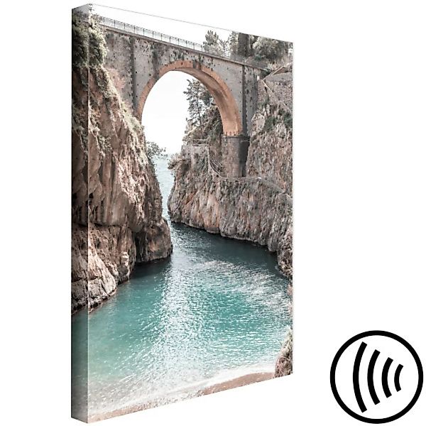 Wandbild Bridge in Positano (1 Part) Vertical XXL günstig online kaufen