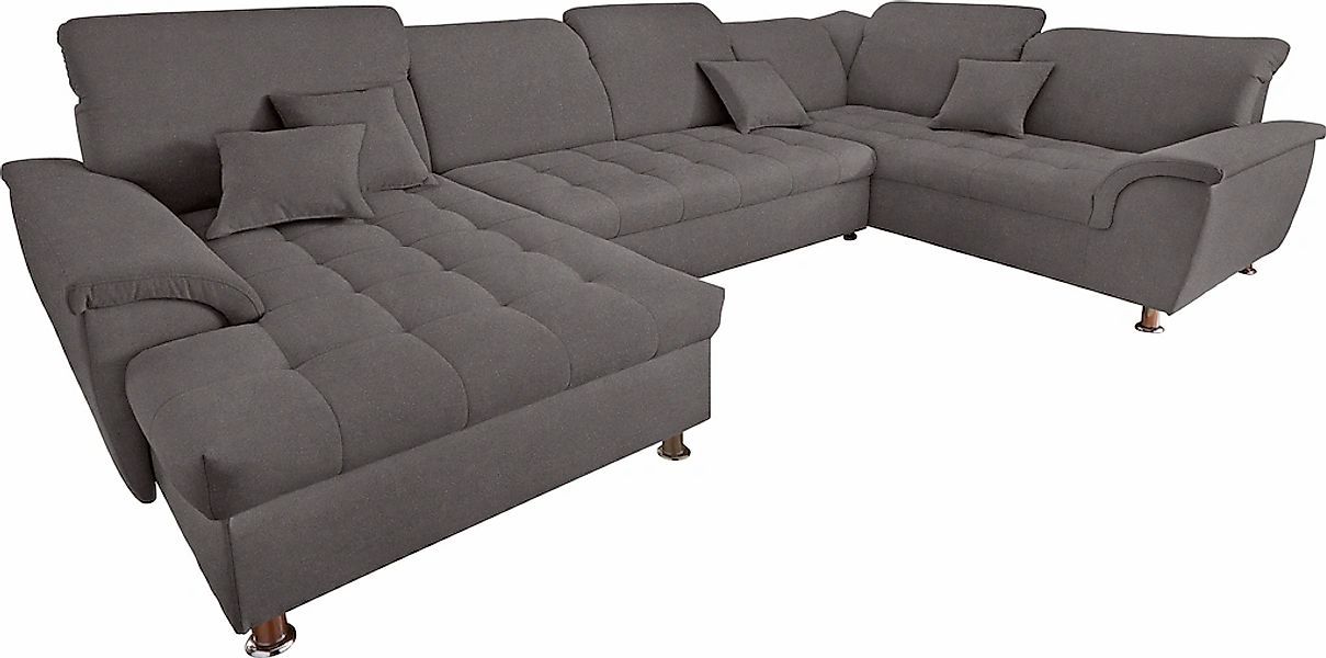 DOMO collection Wohnlandschaft "Franzi 140 kg/Sitz,wahlw. Kopfteilverstell. günstig online kaufen