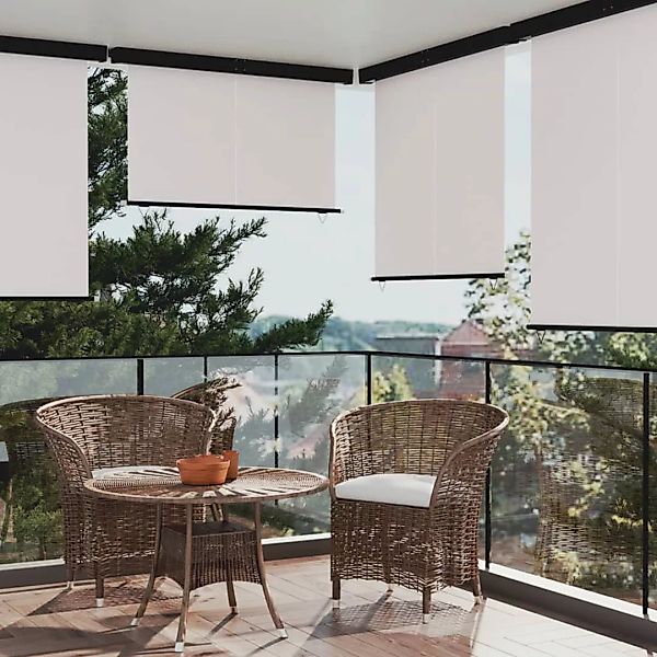 Balkon-seitenmarkise 170x250 Cm Creme günstig online kaufen