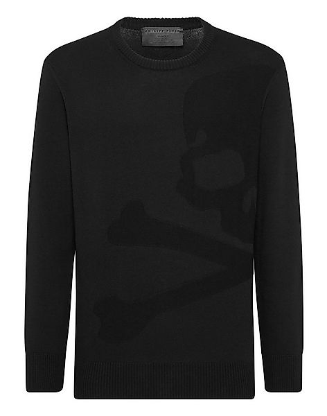 PHILIPP PLEIN Rundhalspullover Skull&Bones günstig online kaufen