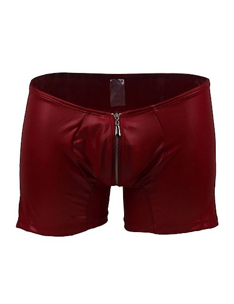 Lau-Fashion Boxershorts Zipper Wetlook Boxer Shorts Herren Slip Männer Hose günstig online kaufen
