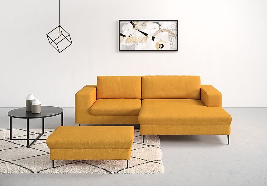 DOMO collection Ecksofa "Modica kompakt und elegant, Breite 244, L-Form", m günstig online kaufen