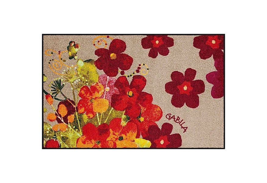 Salonloewe Fußmatte Fußmatte 50x75 Rosina Wachtmeister Maggio rot, Eingangs günstig online kaufen