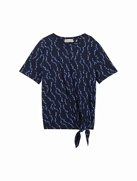 TOM TAILOR Denim T-Shirt printed knot T-Shirt günstig online kaufen