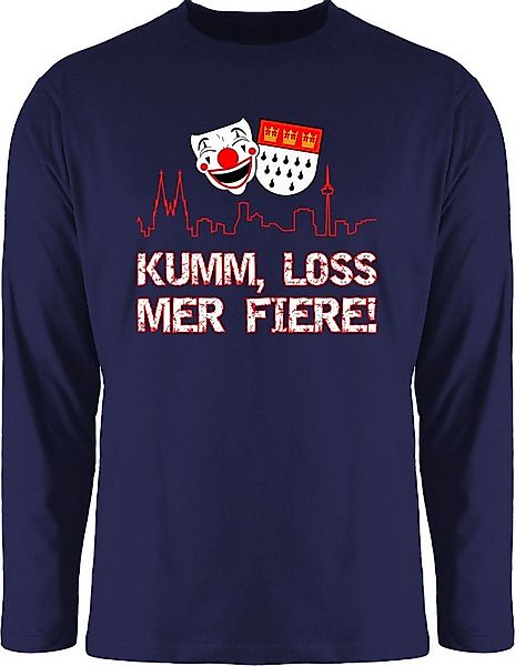 Shirtracer Rundhalsshirt Kumm loss mer fiere Kölle Alaaf I Köln Wappen Karn günstig online kaufen