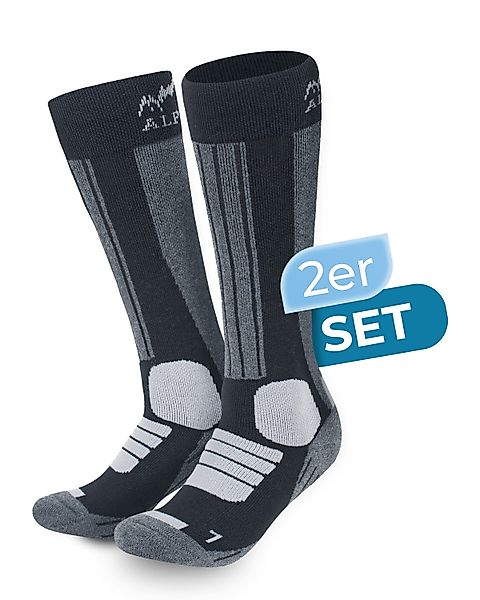 Alpenwert Skisocken 2er SET Snowboard Socken günstig online kaufen
