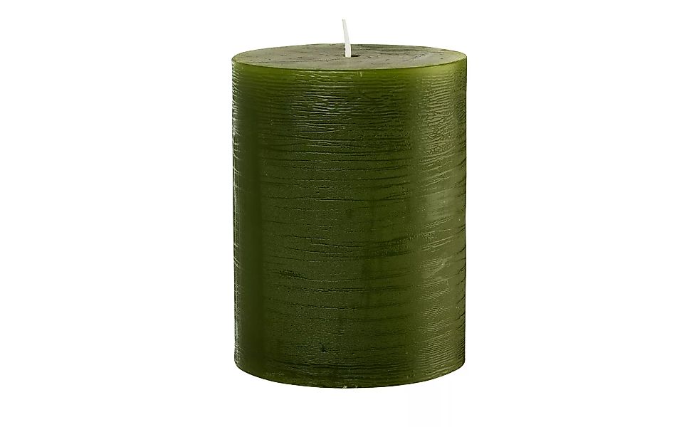 Zylinderkerze 13cm - grün - 13 cm - Dekoration > Kerzen & Lichter - Möbel K günstig online kaufen