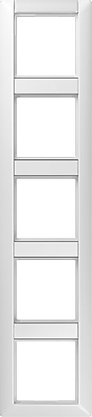 Jung Rahmen 5-fach aws waage/senkrecht AS 585 NA WW günstig online kaufen