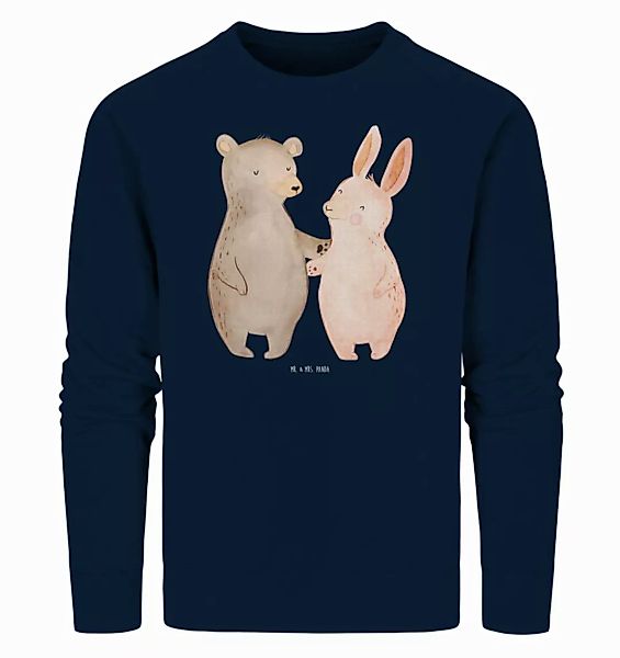 Mr. & Mrs. Panda Longpullover Größe XXL Bär und Hase Umarmen - French Navy günstig online kaufen