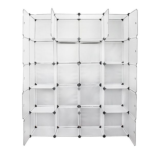 Clanmacy Kleiderschrank Kleiderschrank Regal Kunststoff DIY Kinderregal Bad günstig online kaufen